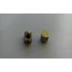 M6*9.5*12 Cross Slotted Iron Barrel Nut For Furniture With Yellow Zinc Finished