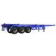 Q345B Skeleton Container Semi Trailer 40000kg Truck Trailer Chassis