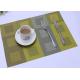 For coffee shop or restaurant table mat, placemat Textilene  Plain Vinyl Mesh fabric cover waterproof
