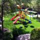 Natural Feeling 35mm 40mm Artificial Grass For Playground Soft Sheet Scenery