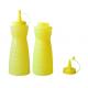 500ml Yellow Pear Shaped Soy Sauce Bottle PP Products 6 * 20 cm