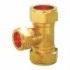 Tee Refrigeration Pipe Fittings Female Brass Connector Reduce Coupling