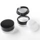 20g Clear Plastic Loose Powder Finishing Powder Cosmetic Jar With Mirror Lid