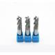 2 / 4 / 6 Flutes Tungsten Carbide End Mills HRC40 - HRC58  With Coating