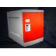 Anti Rust / Anti Water Red ABS Plastic Lockers 4 Tier For Employee Keyless