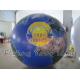 Blue Inflatable Earth Balloons Globe with 540*1080 dpi high resolution digital printing