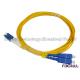 Carrier Grade Single Mode Optical Fiber Patch Cord SC To LC Duplex Fiber Jumper