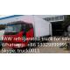 China famous FAW brand LHD 4*2 15ton refrigerated truck for sale, FAW brand 10tons-15tons cold room truck for sale