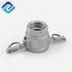 EN 12266 Camlock Quick Couplings Type D Camlock Fitting Plated Pins