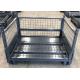 Foldable Collapsible Pallet Cage Stillage For Warehouse Logistics Turnover
