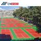Bright Color Silicon Polyurethane Tennis Rubber Flooring Wear Resistant UV Resistant