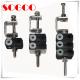 3 Double Holes Feeder Coaxial Clamp For 7/8 Cable M8 Threaded Hole