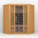 3-5 Person Low Emf Corner Infrared Sauna Room Red Light Therapy 2300W