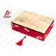 Special Handle Christmas Cardboard Gift Boxes , Beautiful Corporate Gift Packaging Boxes