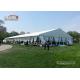 White Color Roof Aluminum Structure Outdoor Event Tents , 1000 People Capacity For Wedding