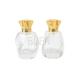360 Degree Rotation Portable Perfume Bottle With Golden Plastic Cover Bayonet