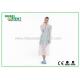 Waterprrof Light-Weight PE Visitor Coat For Factory With Hood And Long Sleeves