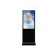 Ultra Thin Interactive Touchscreen Display , 55 Inch Floor Standing Advertising Display