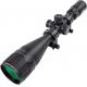 Red Green Blue Three Color illuminated tactical Reticle Riflescope 6-24x50mm