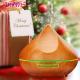Whisper-Quiet 300ML Wood Grain Bud Shape Aromatherapy Essential Oil Aroma Diffuser With 7 Color Changing