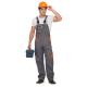 Durable Multi Size Mens Bib And Brace Workwear With Comfortable Elastic Waist