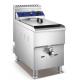 LPG Fast Food Kitchen Equipment , 17L Countertop Propane Deep Fryer