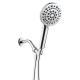 Modern Design Style ABS Chrome Plated Body High Pressure Shower Head with 6 Functions