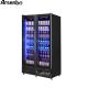 CE Practical Commercial Display Fridge , 1000L Cold Drink Display Refrigerator