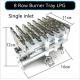                  8 Row Single Row Single Intake Burner             