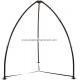 All Weather Steel Portable Rope Tripod Hammock Chair Stand House Charcoal 100 Inches