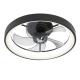 App Control 6 Speed Smart Ceiling Fan Light with Remote Control ABS 3 Blades Silent LED Fan Lamp for Bedroom Living Room