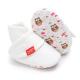 New style winter Cotton fabric soft sole breathable hook loop boots baby booties