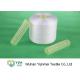 100% Polyester Raw White Yarn for Bedsheets Sewing , Paper Cone / Plastic Tube