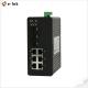 6 Ports Managed Industrial Ethernet Switch with 3-port 1000Base-X SFP ports and  6 10/100Base-T(X) ports