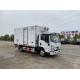 130hp Isuzu Refrigerated Truck Cargo Van Truck 4x2 Frozen Food Trucks