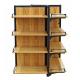 Wooden Bakery Grocery Store Displays Shelf Stand Wood Floor Racks