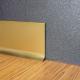 Self Adhesive Aluminum Skirting Profile 60mm Curved Metal Coved Skirting Board
