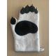 Heat Resistant Terry Cloth Oven Mitts With 5 Fingers Bear Paw Decoration