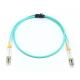 Multimode Duplex 0.75M Lc/Pc To Lc/Pc Om3 Mm Fiber Optic Cable Patch Cord -40 85