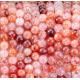 Healing Energy Red Fire Quartz Round Semi Precious Gemstone Beads