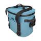 Blue Color 12 Can Cooler Bag , Soft Insulated Lunch Bag Waterproof For Picnic
