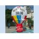 Outdoor Men's Suits advertising inflatable ground balloon with flags around made of best nylon