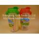 Personalized Fruit Flavor CC Hard Candy Sticks Sweets In Cup OEM Available