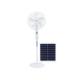 Rechargeable 25W Solar Powered Outdoor Fan 18650 Lithium Battery 3 Wind Gears With Panel