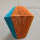 Irregular Shape String Lampshade Paper String Multi Colors Diy Twine Lampshade