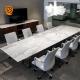 Artificial Stone Marble Contemporary Conference Room Tables Rectangular Meeting Table