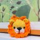 1/16NM Cute Lion Crafts Knitting Tool Kit Crochet Animal DIY Kit