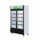 Green space sliding door keep fresh and refrigerate cold beer drinks cabinet
