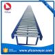 Inclined mobile gravity roller conveyor system for store carton,boxes,packages in warehouse