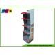 Retail Stores Promotional Display Stands Cardboard Shelf Fixture For Lock & Lock FL062